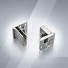 Frameless Glass Door Hinge Zinc Alloy Hinges Sleek for Display Cabinets