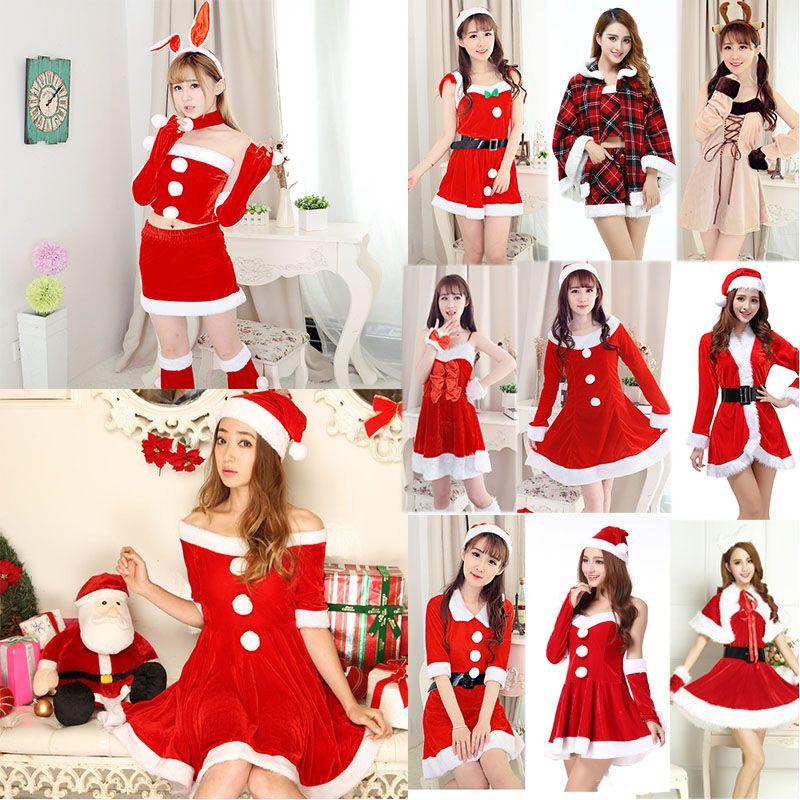 Classic Women Santa Claus Christmas Costume Timeless Design For Holiday Celebrations