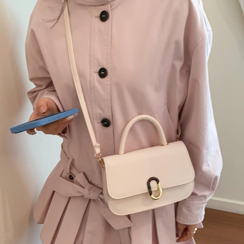 Simple Hand Bag Small Square Bag Spring and Summer New Fashion Sense Shoulder Bag Trend Elegant Temperament Messenger Bag