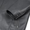New year's new leather jacket men's stand collar thin washed PU leather men's leather jacket source leather jacket