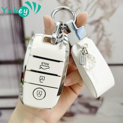 TPU obudowa kluczyka do samochodu pokrywa dla KIA K2 K3 K5 Seltos Sportege RIO 3 2023 Picanto Optima dusza Ceed Sorento Forte Stinger Cerato Sedona