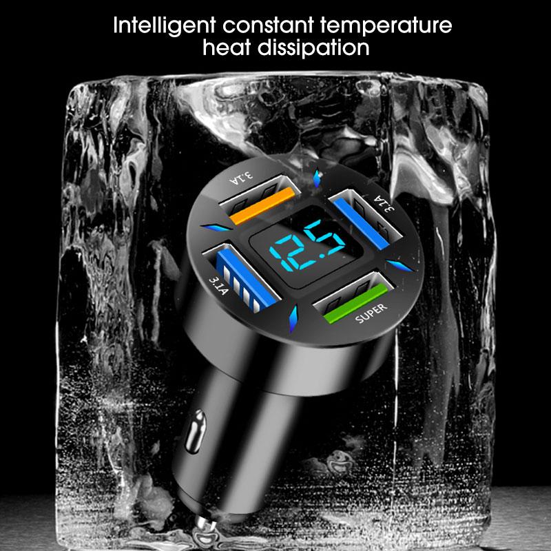 4ports Universal Super Charge Qc3.0 Pd Usb Charger For Phone Car Phone Charger Type C Adapter For Iphone 14 Pro Huawei Samsung