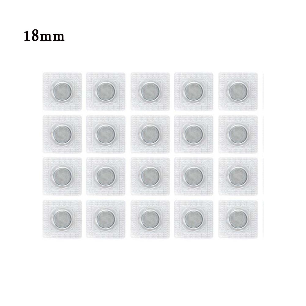 20 Pairs 10/13/15/18/20mm Invisible Hidden Sew Magnetic Snap Magnet Fastener for Handbag Clothing