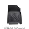 3D High-Edge Anti-slip TPE Floor Mats for 25 BYD Qin Plus-EV Models