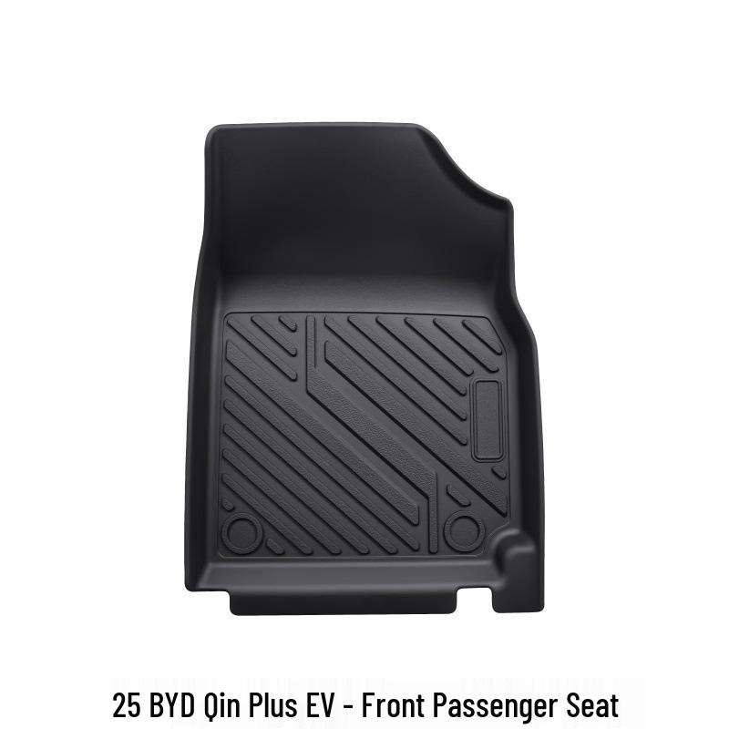 3D High-Edge Anti-slip TPE Floor Mats for 25 BYD Qin Plus-EV Models