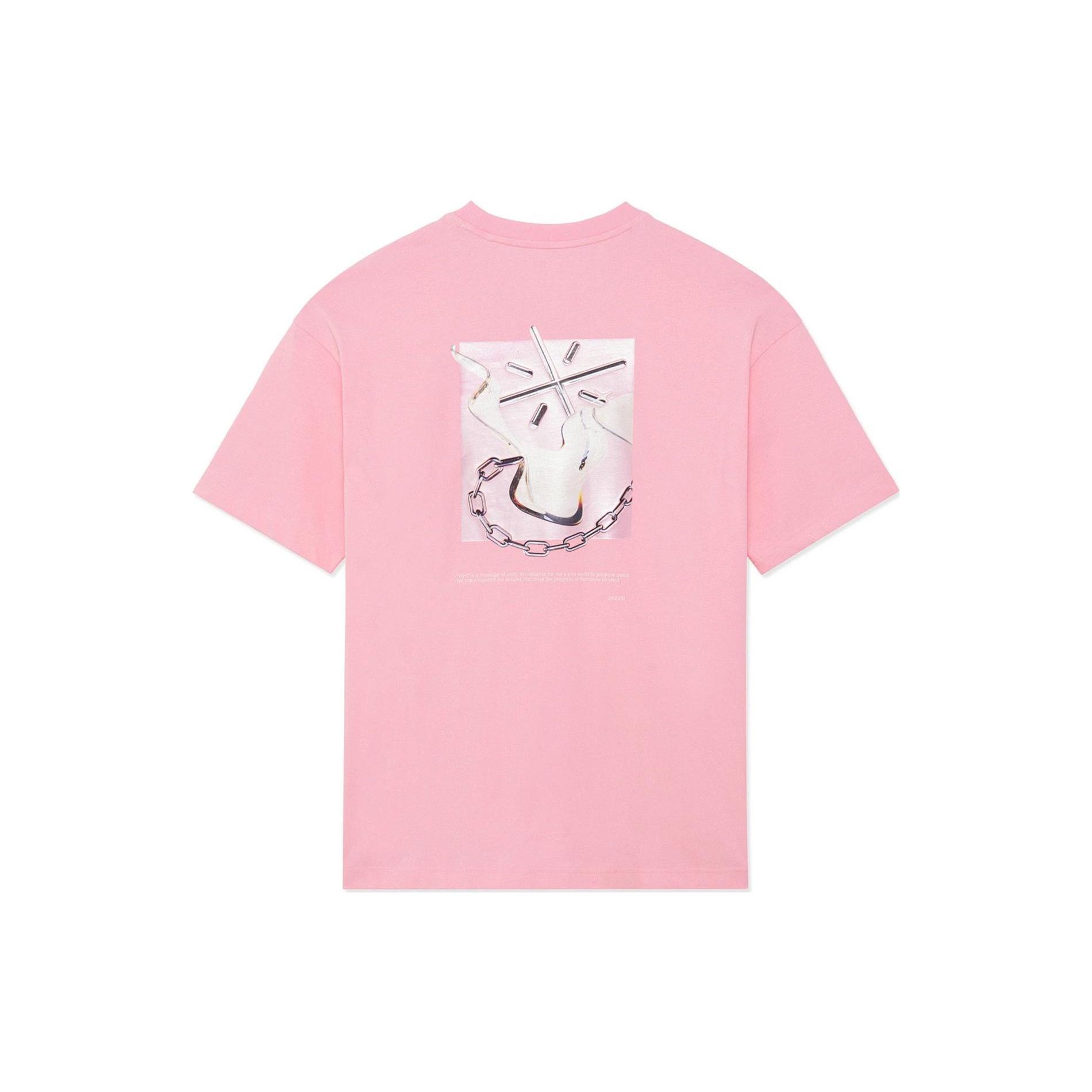 Li-Ning x Glare Way Of Wade Graphic T-shirt Pink Men s AHSS649-3 L