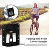 Bike Bag Adapter Front Bag Carrier Block Adapter ForBrompton Bike Folding Sbag Basket Bicycle Bag Cycling Accessory