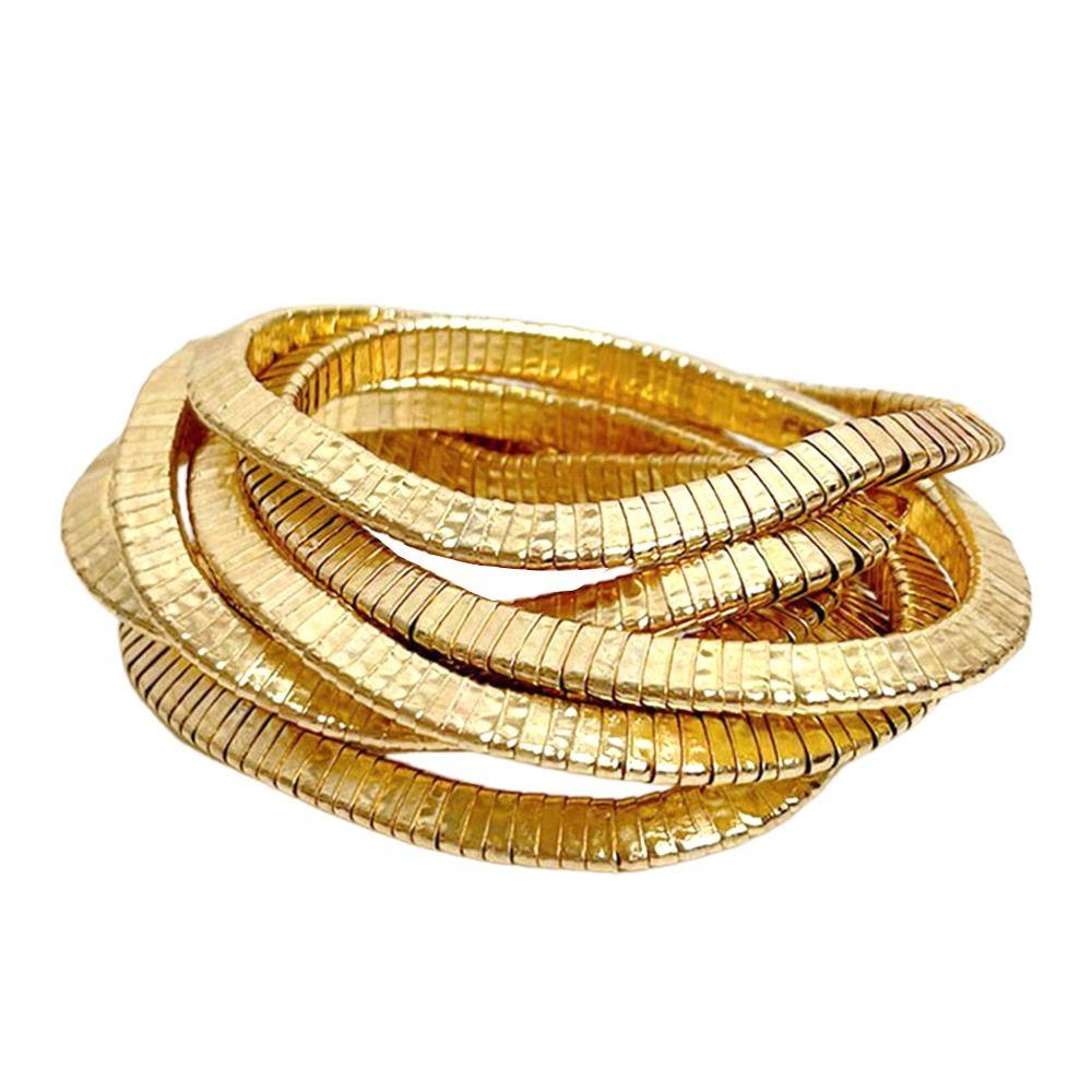 Legierung Biegsames Armband Verdrehbar Mehrschichtiges Armband Flexibles Armreif Schmuckzubehör