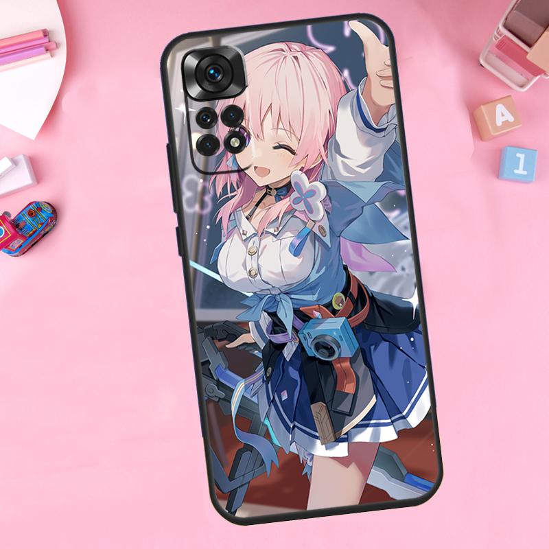 March 7th Honkai Star Rail Phone Case For Xiaomi Redmi Note 11 10 9 8 12 Pro Turbo 9S 10S 11S 12S 9A 9C 10C 12C Cover