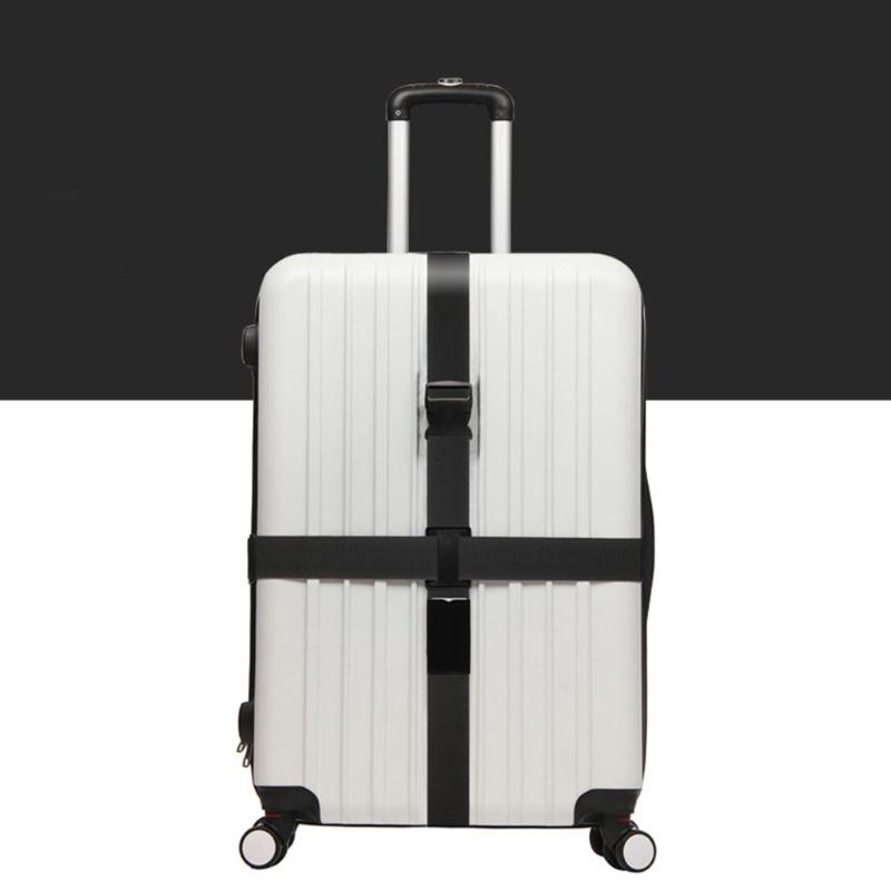 Luggage Strap Adjustable Suitcase Belt Durable Packing Strap with Quick Release Buckle Travel Accessorises for Men Women