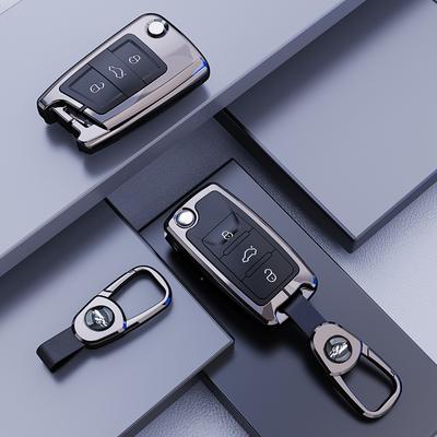 Modisches Autoschlüsselgehäuse mit vollständiger Abdeckung, für VW Volkswagen Golf 7 MK7 Tiguan MK2, für SEAT Ateca Leon FR 2 Ibiza, für Skoda Octavia
