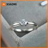 Huitan Eternity Women Wedding Rings Luxury Solitaire CZ Rings High Quality Engagement Rings for Lover Classic Jewelry