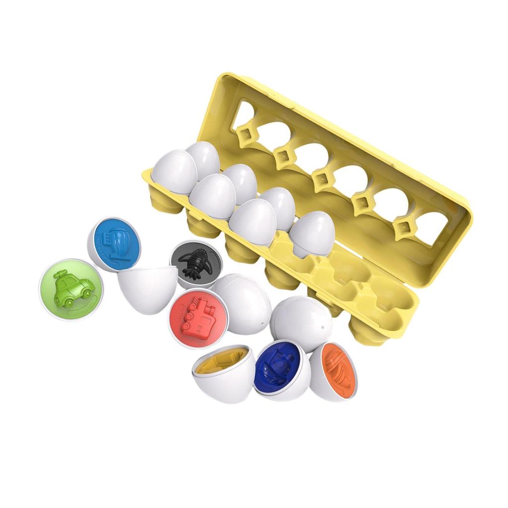 Sorter Fun Matching Egg Educational Learning Toys Puzzle 12x Set