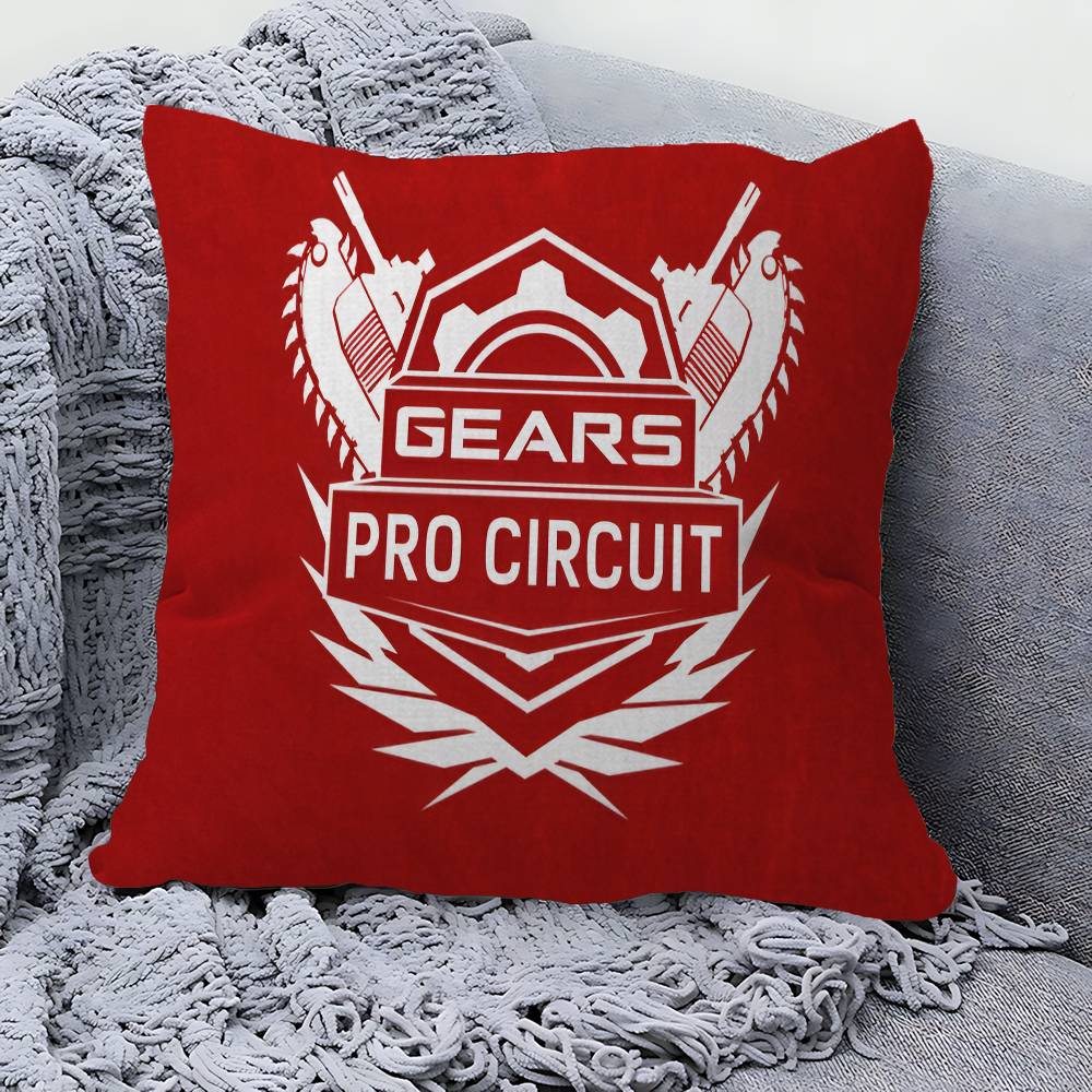 Pro-circuits Motorcycle Racing Cushion Cover Pillow Cover Decor Pillowcase Printed Cushion Case for Couch