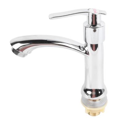Robinet d'eau froide simple, économie d'eau, contrôle facile du débit d'eau, salle de bain minimaliste moderne en alliage de zinc