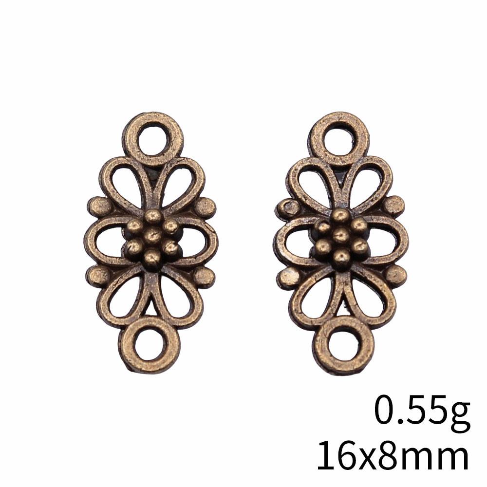 Gifts For Women Jewelry Materials Hollow Flower Connector Accessories Parts Cheapest Items Accessories And Components