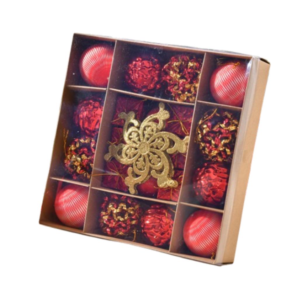 Electroplated Christmas Hanging Balls Set Plastic Xmas Tree Pendants Merry Christmas Decoration