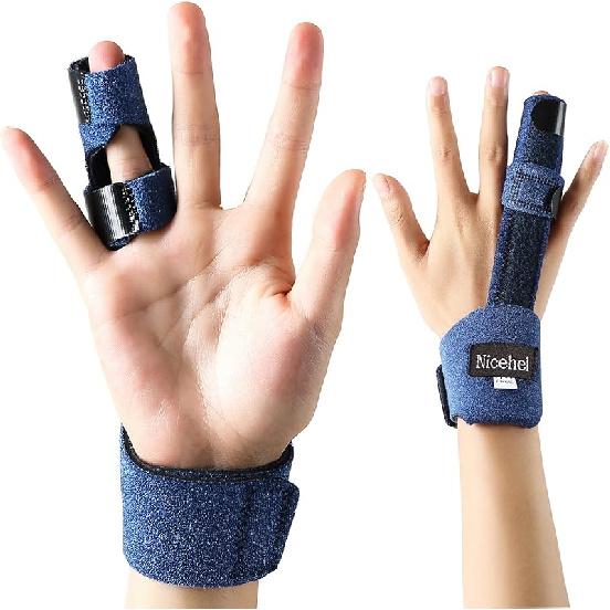 Finger Extension Splint for Trigger Finger, Mallet Finger, Finger Knuckle Immobilization, Finger Fractures, Wounds, Post-Operative Care and Pain 10