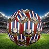 Fußballverein Aufdruck Größe 5 Fußball, PU Abriebfester Fußball für Spieltraining und tägliches Üben, Geburtstagsgeschenk für Fußballfans