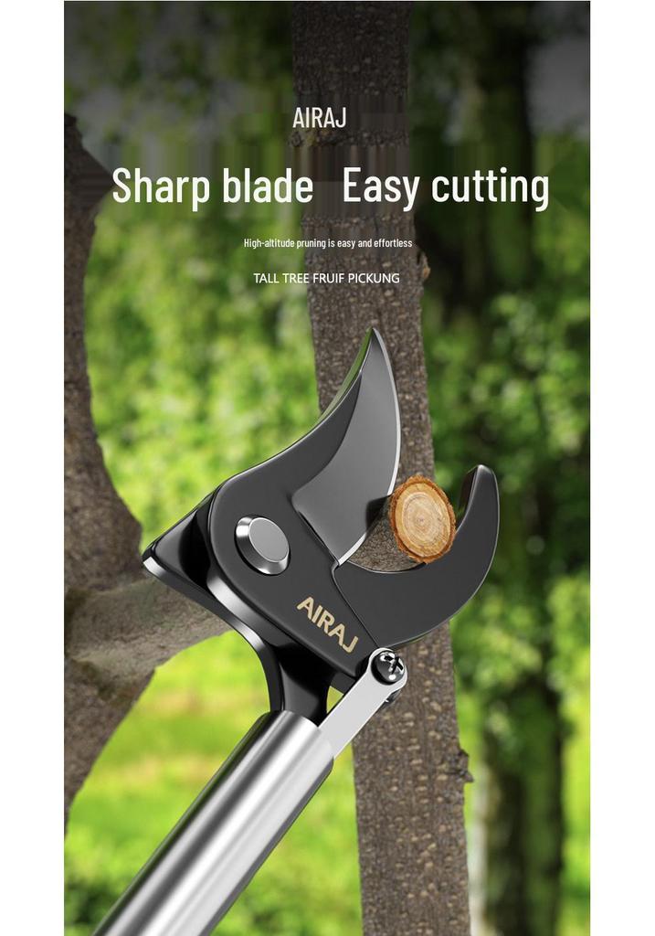 Arrizo Telescopic High-Altitude Pruner: Special Scissors for Tree Branches, Long Pole Fruit Tree Trimmer