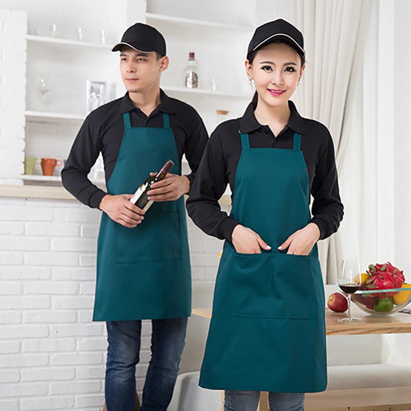 Customized Apron with Logo for Coffee Shop, Nail Salon, and Milk Tea Shop - Unisex Design