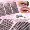Flexible D Curl Eyelash Clusters DIY for Personalizing Lash Length and Volume