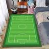 Soccer Field Pattern Carpet suitable as a non-slip mat for the living room or bedroom sofa