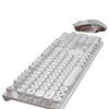 Retro Punk Mechanical Keyboard and Silent Mouse Set for Office Computing