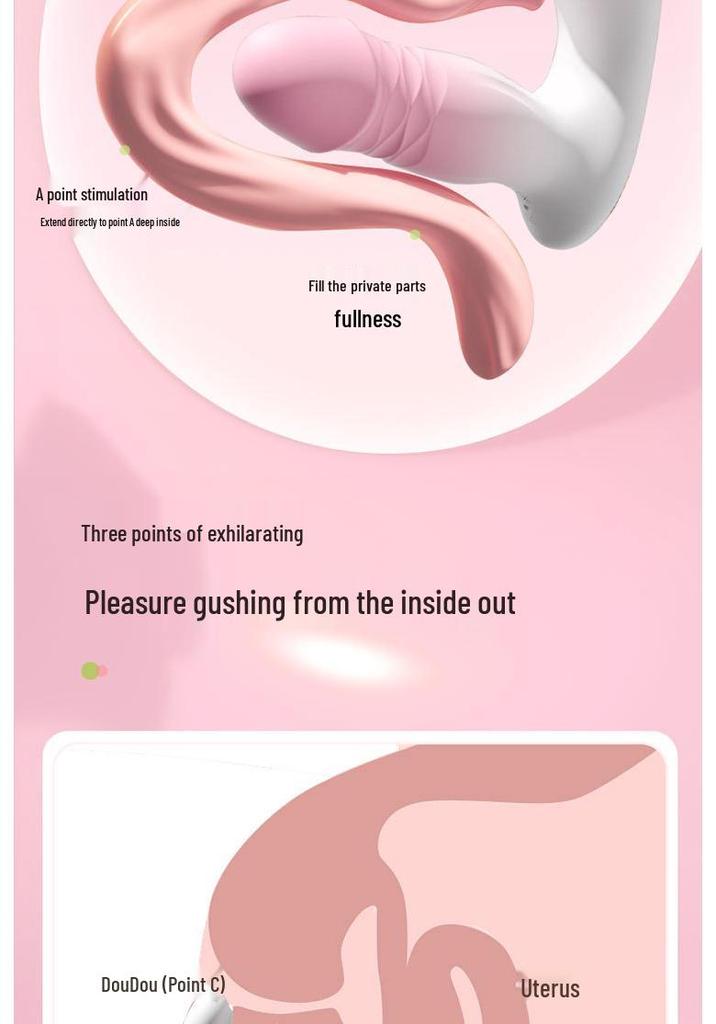 Play Love Little Monster Vibrator - Powerful Suction & Strong Shock Female Masturbation Toy, Insertable Egg for Adult Use