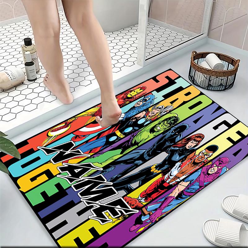 Custom Name "Spider-Man: City Hero" Carpet Rug Customizable Soft Washable Anti-Slip Home Living Room Sofa Mats Personalized Rug. 0909141