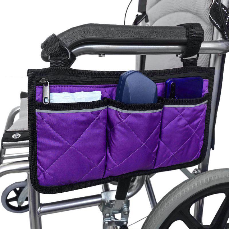 1 Stück Campingstuhl Armlehne Aufbewahrungstasche Rollstuhl Strandstuhl Seitentasche Mit Reflektierendem Streifen Für Angeln Camping Organizer Tasche