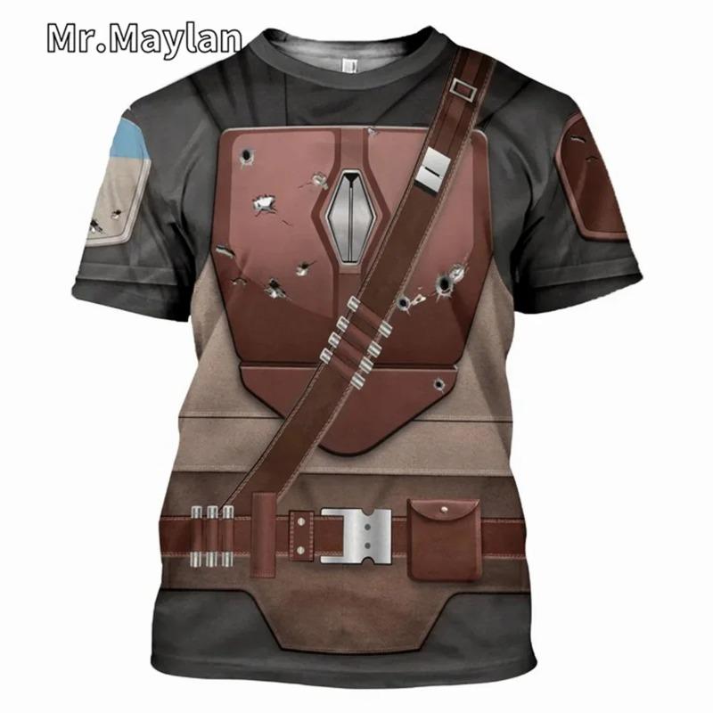 Darth Vader Theme 3D Print Sports Quick-dry Breathable T-shirt Men Cosplay Street Casual Fashion Short Sleeve Clothes Top Summer