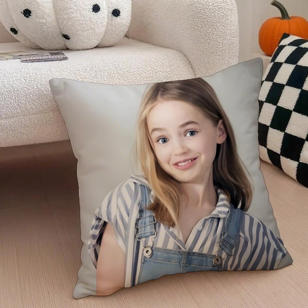 

LLisa Kimmel Fisher Cushion Cover Throw Pillow Cover Hidden Button Durable Polyester Chair Cushion 30X30cm