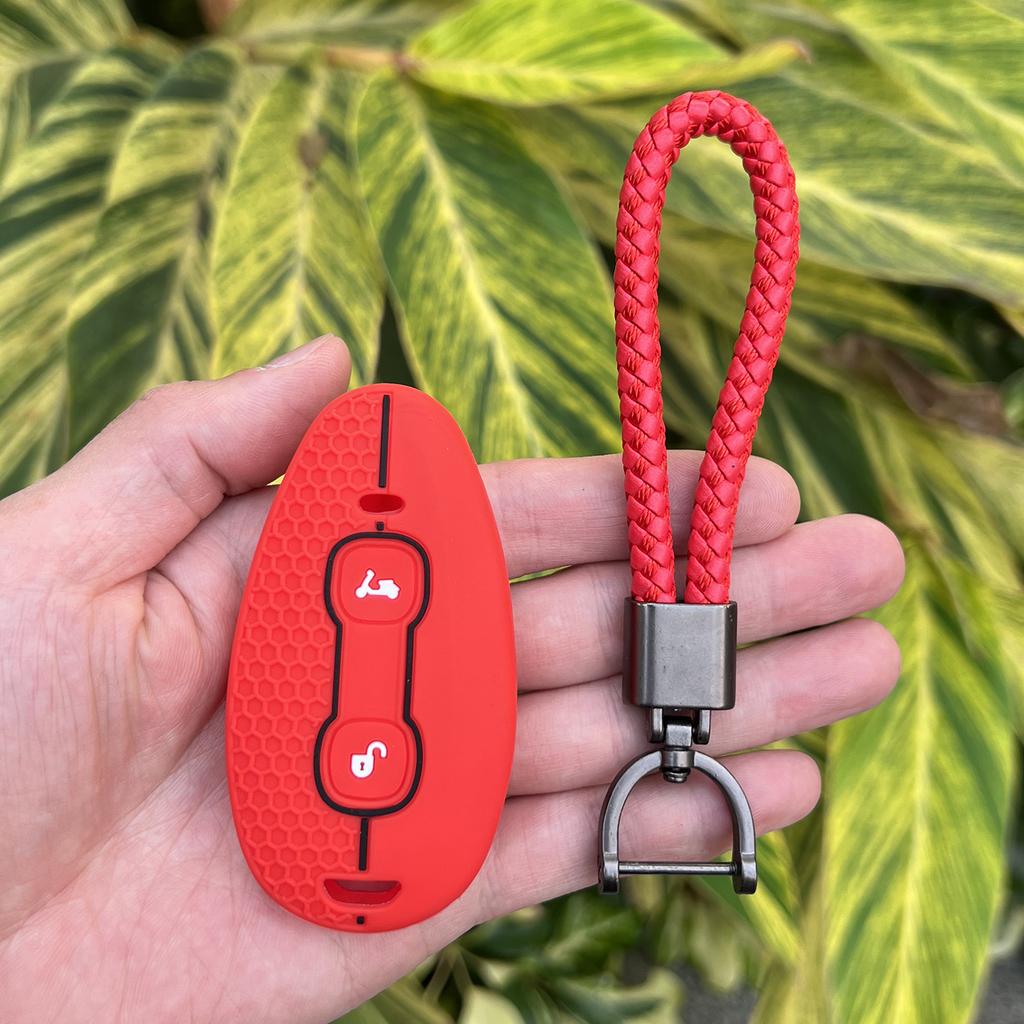 Silicone Car Key Case Protector For Piaggio Vespa Gtv300 Gtv Gts300 Gt S300 Gts 300 Motorcycle Rubber Remote Cover Keychain