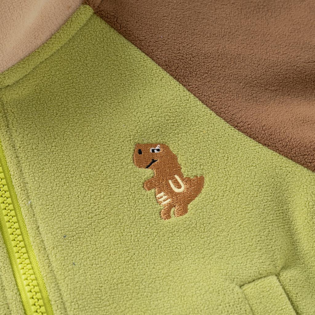 Children's Clothes Austrian Velvet Jacket Autumn and Winter Cute Cartoon Embroidered Baby Warm Cardigan Children's Clothing