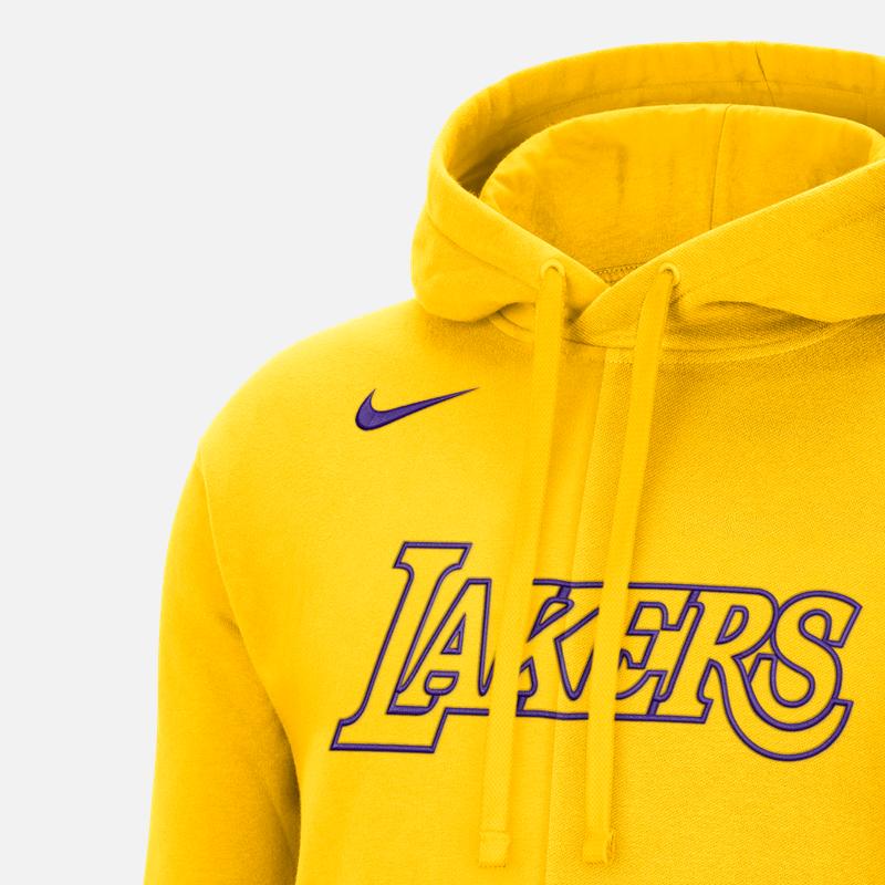 Nike Alphabet Brand Logo Print Knit Pullover Hoodie Men Hoodie Amarillo-Yellow DR9315-728