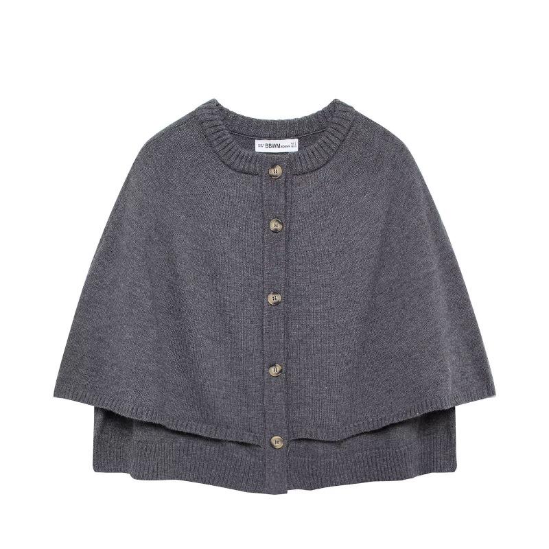 Women's Clothing Wholesale Autumn New Style Street Fashion Cape Design Knitted Jacket