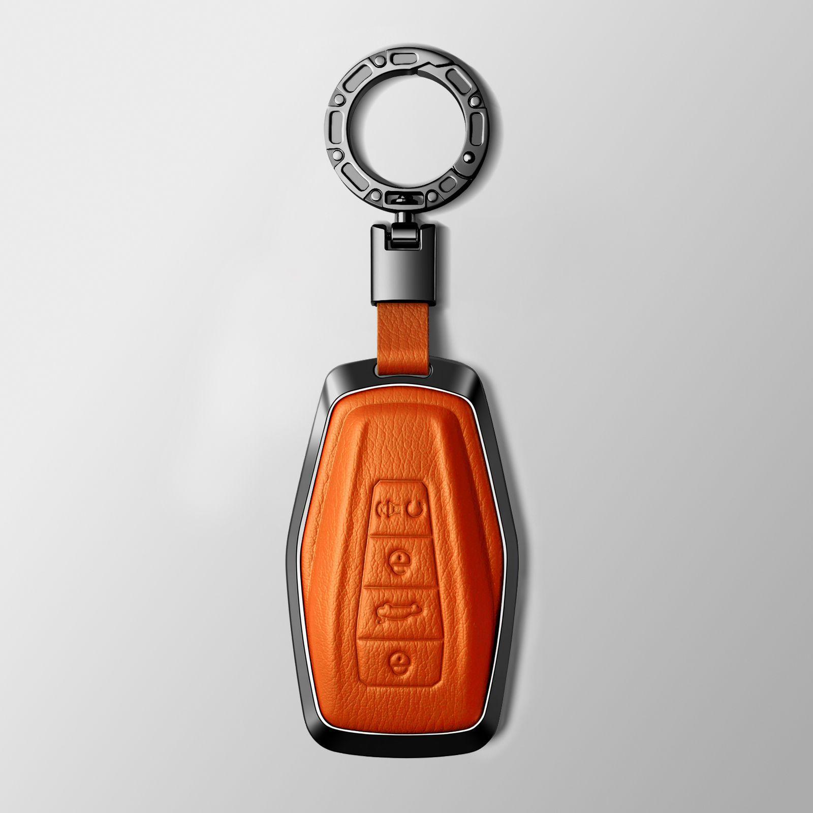 

Geely Emgrand Key Case: Compatible with Xingrui, Bin Yue, Xing Yue, Vision, Icon, Bin Rui Cool, Bo Yue, and Bo Rui vehicles. Goat Leather - Geely C Model