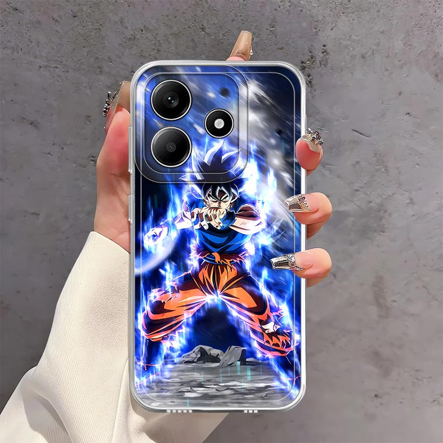 Dragon Ball Cool Super Saiyan Soft Phone Cover Case for Xiaomi Redmi Note 14 Pro Plus 9 10 11 13C Note 13 12S 11S A4 12 10S 14C