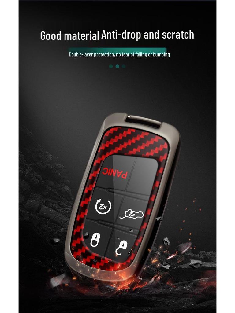 Nyckelfodral för Jeep Compass, Cherokee, Grand Cherokee, Renegade, Commander