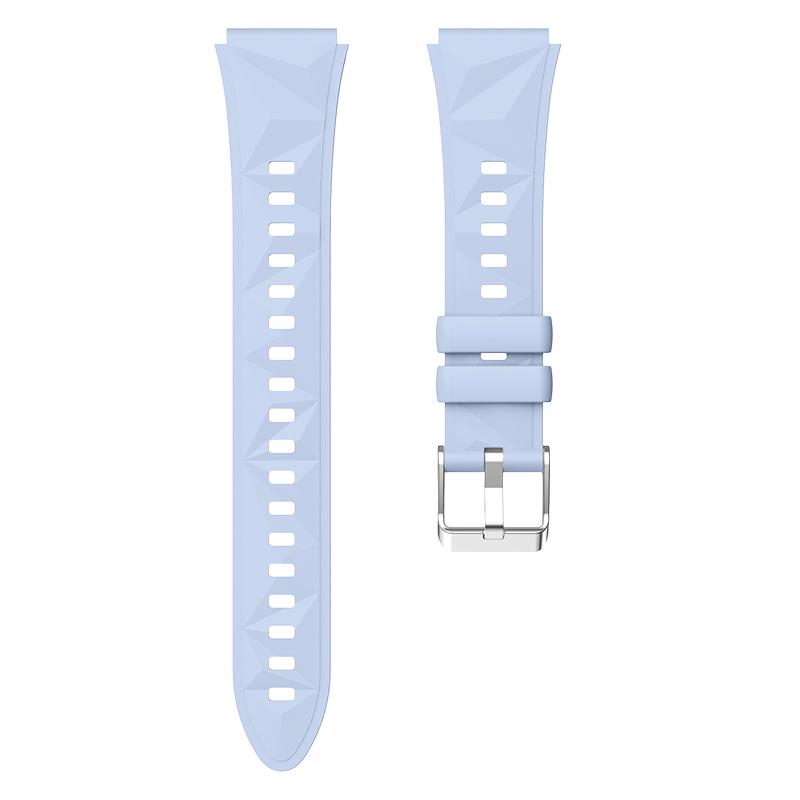 18mm Bands Intended for Oneplus Watch 3 43mm Women Men Silicone Wristband Compatible with Oppo Watch X2 Min Soft Breathable Band