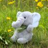Plush Elephant Toy With Scarf For Children Gift And Home Decor