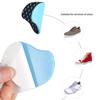 2Pcs Heel Pad Wear-resistant High Elasticity Breathable Soft Touch Comfortable Foot Care Tool Emulsion Heel Cushion Pads Insoles for Running