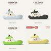 Apple Summer Unisex Eva Thick Sole Slipon House Slippers With Nonslip Function For Couples