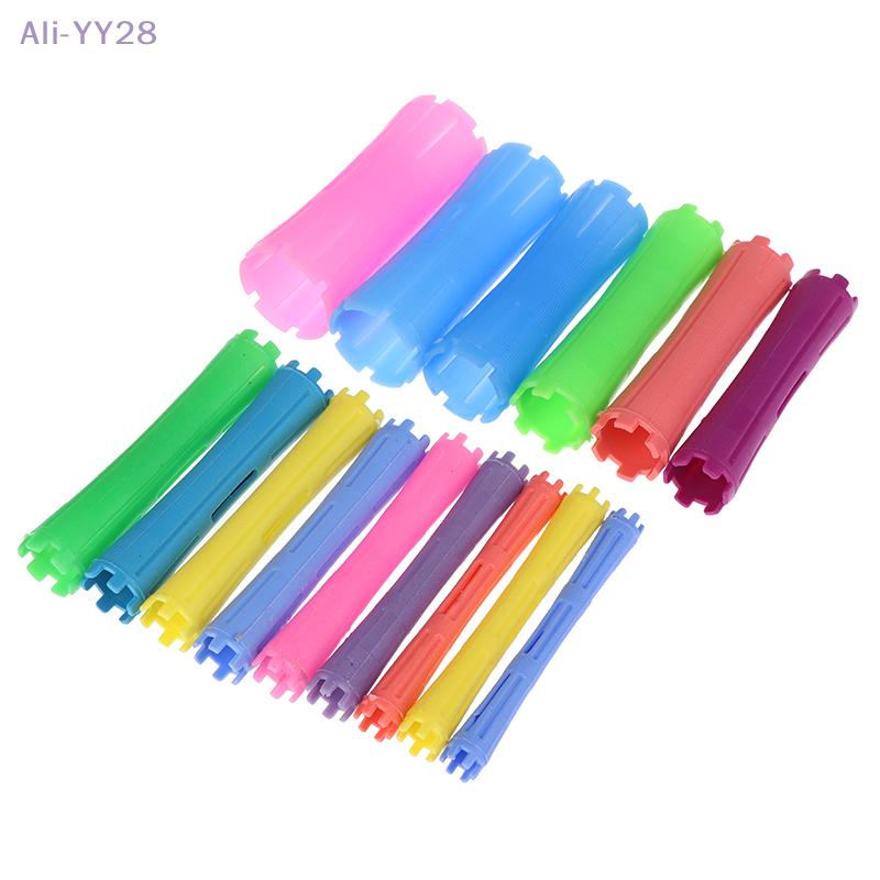 {YY28} 7/8/9/10 Pcs Heatless Hair Curler No Heat Hair Rollers Curling Rod Flexi Lazy Curls Wave Formers Hair Styling Tool