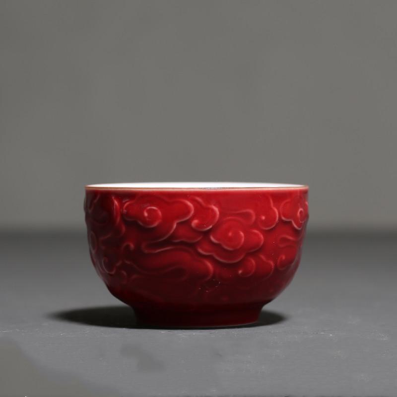 1 Stück Chinesische Kreative Handgefertigte Keramik Teetasse Porzellan Teetasse Reise Persönliche Teeschale Meistertasse Teeset Teegeschirr Zubehör