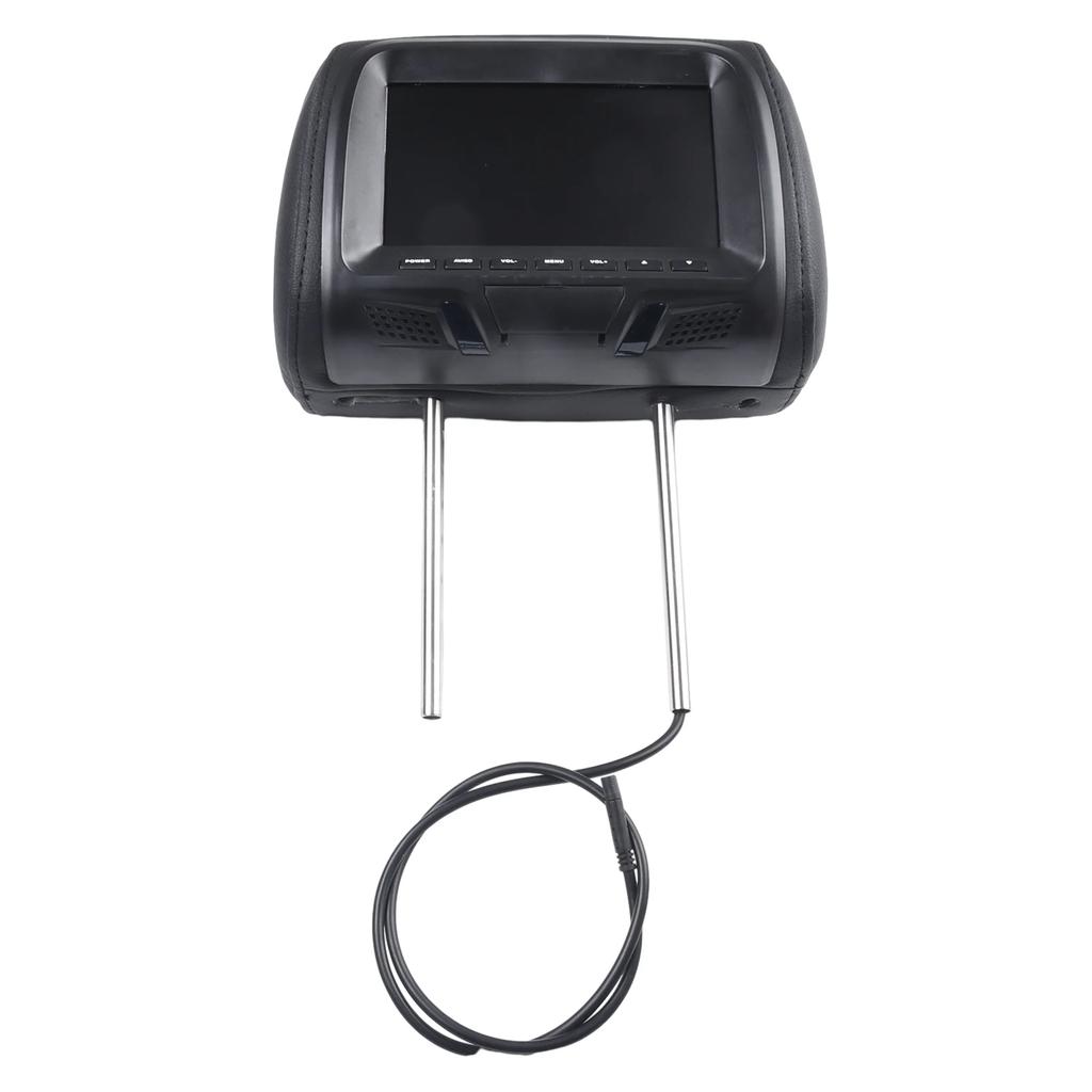 1pc Car 7inch Backrest Multimedia Player MP5 Display Universal Automobile Head Pillow 800*RGB*480 Pixels LED Digital Panel