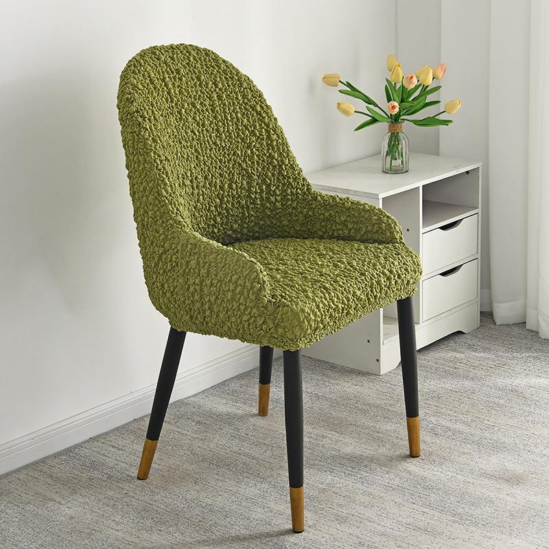 

Чехол для стула из мятой ткани, универсальный чехол для табурета, эластичный чехол для стула с подлокотниками для домашнего бара, отеля, вечеринки, банкета, обеденного сиденья