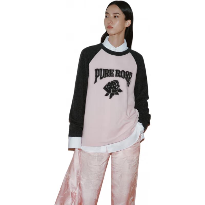 

MO&Co. 2024 Spring Lambswool Cashmere Blend Loose Sweater XS 155