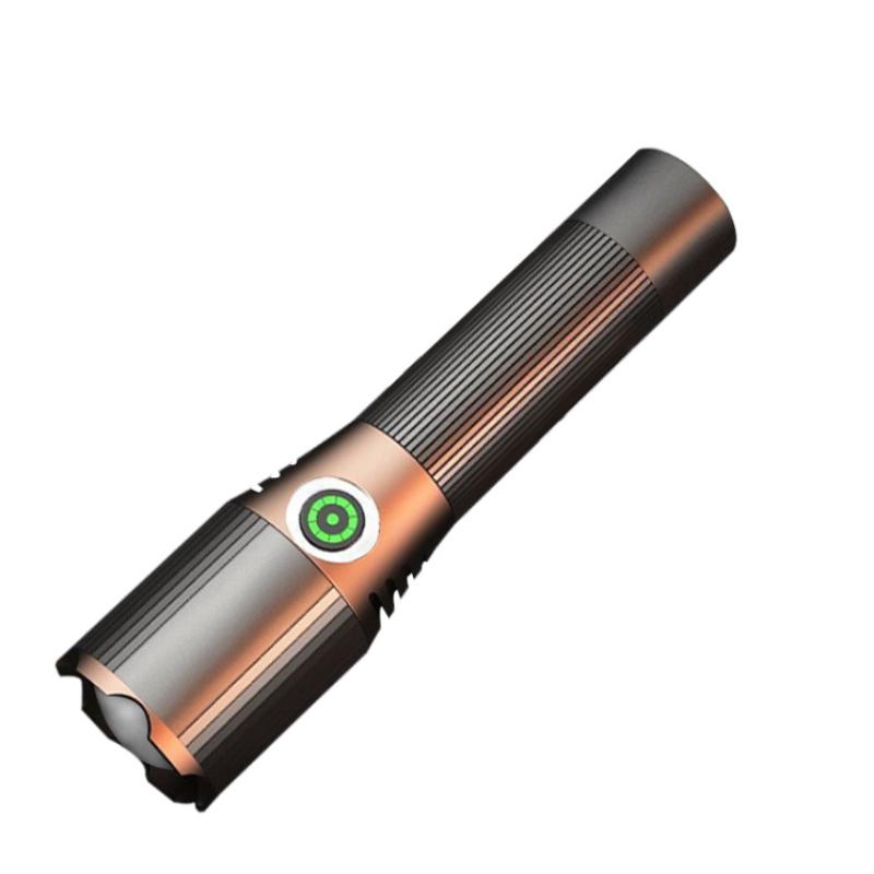 Neueste Ultrahelle Taschenlampe Typ-C Wiederaufladbar Outdoor Zoombare Taschenlampe 18650 Batterie Tragbare Laterne zum Angeln Camping